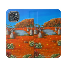 Load image into Gallery viewer, Beds Are Burning - PHONE CASE WALLET - by Kerry Sandhu Art
