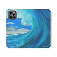 Load image into Gallery viewer, Ride the Wave - PHONE CASE WALLET - by Kerry Sandhu Art
