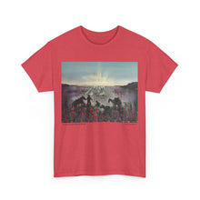 Load image into Gallery viewer, The Band Played Waltzing Matilda - Unisex HEAVY COTTON TEE - by Kerry Sandhu Art
