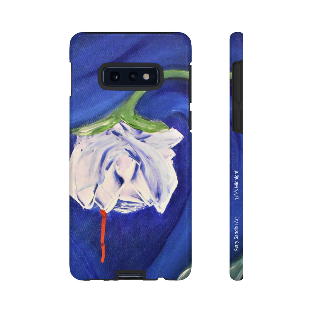 Life's Midnight - TOUGH PHONE CASES for Samsung & iPhones - by Kerry Sandhu Art