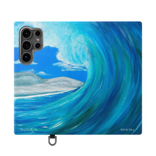 Load image into Gallery viewer, Ride the Wave - PHONE CASE WALLET - by Kerry Sandhu Art
