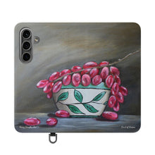 Load image into Gallery viewer, Bowl of Grapes - PHONE CASE WALLET for Samsung &amp; iPhones - by Kerry Sandhu Art
