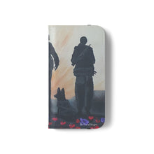 Load image into Gallery viewer, The Dust of Uruzgan (with Poppies) - PHONE CASE WALLET - by Kerry Sandhu Art
