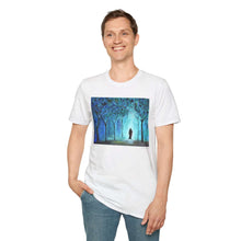 Load image into Gallery viewer, T-Shirt made from very soft materials, no side seams. Feels like bliss to wear! Many designs by Kerry Sandhu Art
