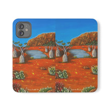 Load image into Gallery viewer, Beds Are Burning - PHONE CASE WALLET - by Kerry Sandhu Art
