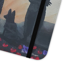 Load image into Gallery viewer, The Dust of Uruzgan (with Poppies) - PHONE CASE WALLET - by Kerry Sandhu Art
