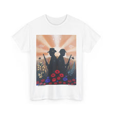 Load image into Gallery viewer, Spirit of the A N Z A Cs - Unisex HEAVY COTTON TEE - by Kerry Sandhu Art
