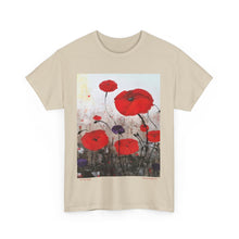 Load image into Gallery viewer, For The Fallen - Unisex HEAVY COTTON TEE - by Kerry Sandhu Art
