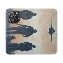 Load image into Gallery viewer, The Dust of Uruzgan (with Jet) - PHONE CASE WALLET - by Kerry Sandhu Art
