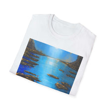 Load image into Gallery viewer, T-Shirt made from very soft materials, no side seams. Feels like bliss to wear! Many designs by Kerry Sandhu Art
