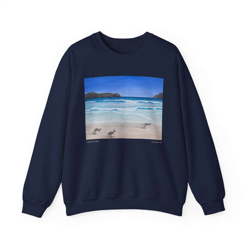 Sweatshirt 50/50 Cotton/Polyester, Medium-heavy fabric, Loose fit, true to size, Original art designs by Kerry Sandhu Art