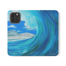 Load image into Gallery viewer, Ride the Wave - PHONE CASE WALLET - by Kerry Sandhu Art
