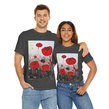Load image into Gallery viewer, For The Fallen - Unisex HEAVY COTTON TEE - by Kerry Sandhu Art
