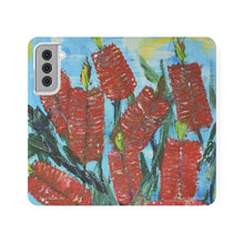 Load image into Gallery viewer, Rustic Bottle Brush - PHONE CASE WALLET - by Kerry Sandhu Art
