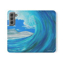 Load image into Gallery viewer, Ride the Wave - PHONE CASE WALLET - by Kerry Sandhu Art

