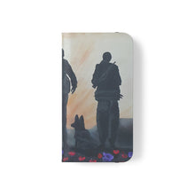 Load image into Gallery viewer, The Dust of Uruzgan (with Poppies) - PHONE CASE WALLET for Samsung &amp; iPhones - Designed from original Anzac Day artwork

