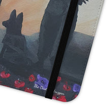 Load image into Gallery viewer, The Dust of Uruzgan (with Poppies) - PHONE CASE WALLET - by Kerry Sandhu Art
