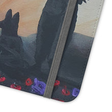 Load image into Gallery viewer, The Dust of Uruzgan (with Poppies) - PHONE CASE WALLET for Samsung &amp; iPhones - Designed from original Anzac Day artwork
