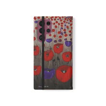 Load image into Gallery viewer, Benedictus (Poppies Only) - PHONE CASE WALLET - by Kerry Sandhu Art
