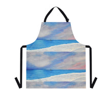 Load image into Gallery viewer, Apron - lightweight, silky finish 100% polyester, two front pockets. Many original artwork designs by Kerry Sandhu Art

