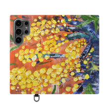 Load image into Gallery viewer, Rustic Wattle - PHONE CASE WALLET for Samsung &amp; iPhones - by Kerry Sandhu Art
