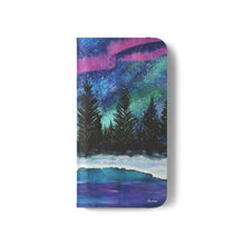 Load image into Gallery viewer, Aurora - PHONE CASE WALLET for Samsung &amp; iPhones - by Kerry Sandhu Art
