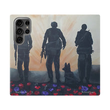 Load image into Gallery viewer, The Dust of Uruzgan (with Poppies) - PHONE CASE WALLET - by Kerry Sandhu Art
