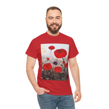 Load image into Gallery viewer, For The Fallen - Unisex HEAVY COTTON TEE - by Kerry Sandhu Art
