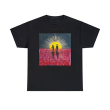 Load image into Gallery viewer, Unisex heavy cotton tee. No side seams, 100% cotton, Classic fit, Runs true to size - you can&#39;t go wrong! By Kerry Sandhu Art
