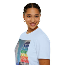 Load image into Gallery viewer, T-Shirt made from very soft materials, no side seams. Feels like bliss to wear! Many designs by Kerry Sandhu Art
