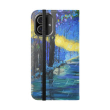 Load image into Gallery viewer, Colours of the Rain - PHONE CASE WALLET - by Kerry Sandhu Art
