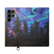 Load image into Gallery viewer, Northern Lights - PHONE CASE WALLET - by Kerry Sandhu Art
