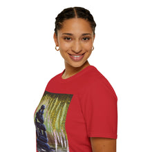 Load image into Gallery viewer, T-Shirt made from very soft materials, no side seams. Feels like bliss to wear! Many designs by Kerry Sandhu Art
