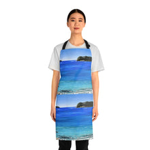 Load image into Gallery viewer, Apron - lightweight, silky finish 100% polyester, two front pockets. Many original artwork designs by Kerry Sandhu Art
