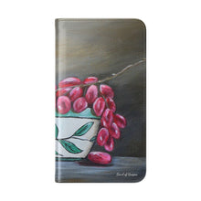 Load image into Gallery viewer, Bowl of Grapes - PHONE CASE WALLET for Samsung &amp; iPhones - by Kerry Sandhu Art
