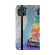 Load image into Gallery viewer, Angels Brought Me Here - PHONE CASE WALLET - by Kerry Sandhu Art

