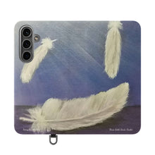 Load image into Gallery viewer, Three Little Birds (Faith) - PHONE CASE WALLET - by Kerry Sandhu Art
