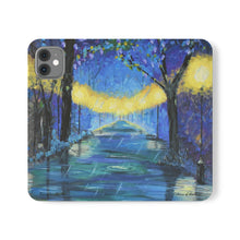 Load image into Gallery viewer, Colours of the Rain - PHONE CASE WALLET - by Kerry Sandhu Art

