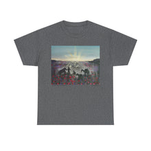 Load image into Gallery viewer, The Band Played Waltzing Matilda - Unisex HEAVY COTTON TEE - by Kerry Sandhu Art
