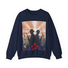 Load image into Gallery viewer, Spirit of the A N Z A Cs - Crewneck SWEATSHIRT - Tribute to Australian and New Zealand Service Personnel
