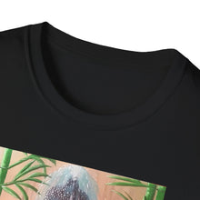 Load image into Gallery viewer, T-Shirt made from very soft materials, no side seams. Feels like bliss to wear! Many designs by Kerry Sandhu Art
