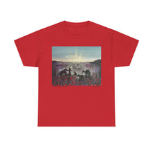 Load image into Gallery viewer, The Band Played Waltzing Matilda - Unisex HEAVY COTTON TEE - by Kerry Sandhu Art
