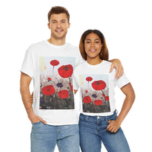 Load image into Gallery viewer, For The Fallen - Unisex HEAVY COTTON TEE - by Kerry Sandhu Art
