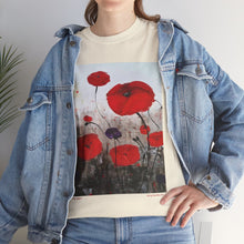 Load image into Gallery viewer, For The Fallen - Unisex HEAVY COTTON TEE - by Kerry Sandhu Art
