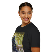 Load image into Gallery viewer, T-Shirt made from very soft materials, no side seams. Feels like bliss to wear! Many designs by Kerry Sandhu Art
