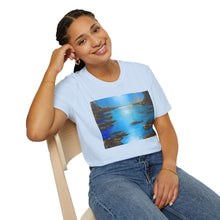 Load image into Gallery viewer, T-Shirt made from very soft materials, no side seams. Feels like bliss to wear! Many designs by Kerry Sandhu Art
