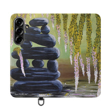 Load image into Gallery viewer, Zen Pond - PHONE CASE WALLET for Samsung &amp; iPhones - by Kerry Sandhu Art
