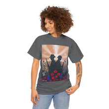 Load image into Gallery viewer, Spirit of the A N Z A Cs - Unisex HEAVY COTTON TEE - by Kerry Sandhu Art

