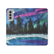 Load image into Gallery viewer, Aurora - PHONE CASE WALLET for Samsung &amp; iPhones - by Kerry Sandhu Art
