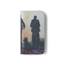 Load image into Gallery viewer, The Dust of Uruzgan (with Poppies) - PHONE CASE WALLET - by Kerry Sandhu Art
